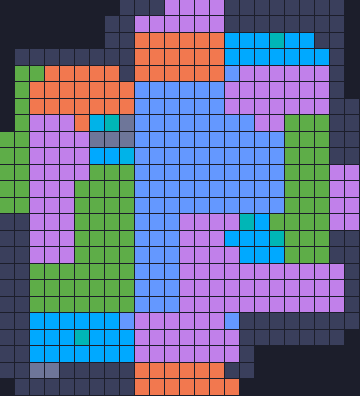 Color Block Jam level 581: screenshot of the board
