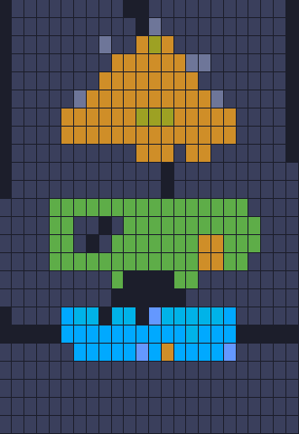 Color Block Jam level: screenshot of the board