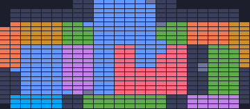 Color Block Jam level 933: screenshot of the board
