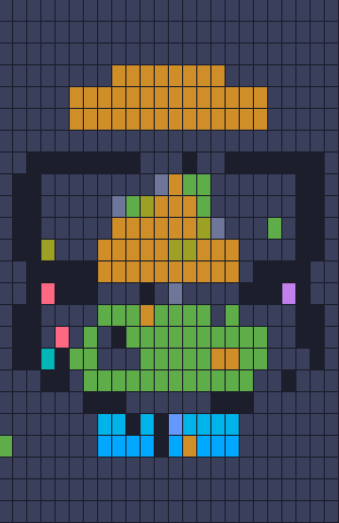 Color Block Jam level: screenshot of the board