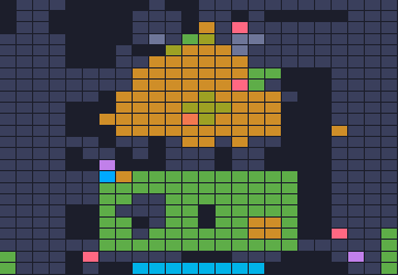 Color Block Jam level 1831: screenshot of the board