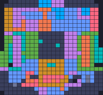 Color Block Jam level 762: screenshot of the board