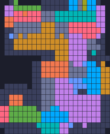 Color Block Jam level 1659: screenshot of the board