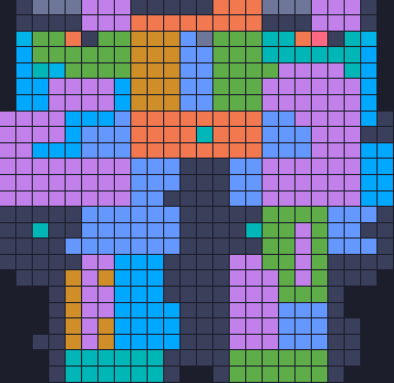 Color Block Jam level 1119: screenshot of the board