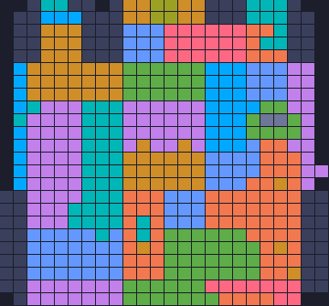 Color Block Jam level 913: screenshot of the board