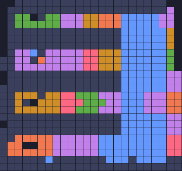 Color Block Jam level 753: screenshot of the board
