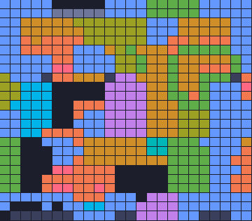 Color Block Jam level 1782: screenshot of the board