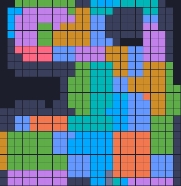 Color Block Jam level 1028: screenshot of the board