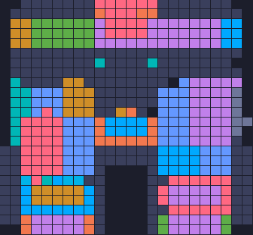 Color Block Jam level 765: screenshot of the board