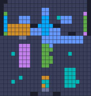Color Block Jam level 750: screenshot of the board