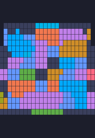 Color Block Jam level 141 / 143: screenshot of the board