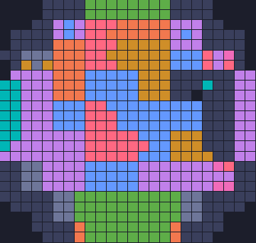 Color Block Jam level 1182 / 1180: screenshot of the board