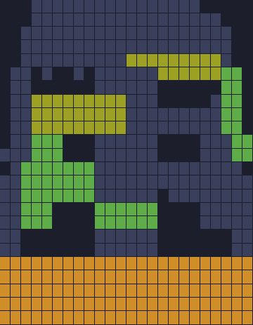 Color Block Jam level: screenshot of the board
