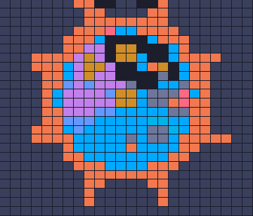 Color Block Jam level: screenshot of the board
