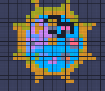 Color Block Jam level: screenshot of the board