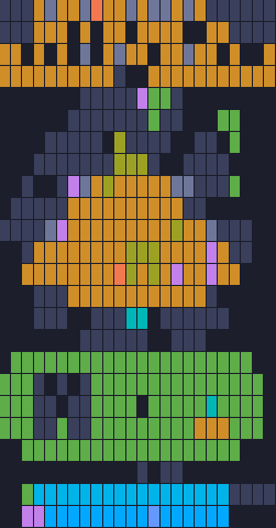 Color Block Jam level 1845: screenshot of the board