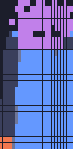 Color Block Jam level: screenshot of the board