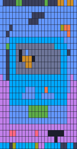 Color Block Jam level 500: screenshot of the board