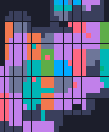 Color Block Jam level 1689: screenshot of the board