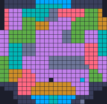 Color Block Jam level 1762: screenshot of the board