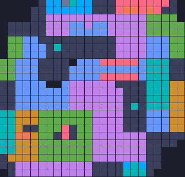 Color Block Jam level 992: screenshot of the board