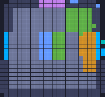 Color Block Jam level 1597 / 1598: screenshot of the board