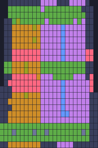 Color Block Jam level 50: screenshot of the board