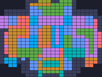 Color Block Jam level 632: screenshot of the board