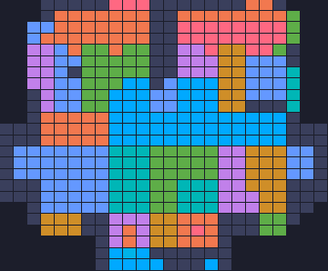 Color Block Jam level 600: screenshot of the board