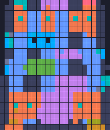 Color Block Jam level 874: screenshot of the board