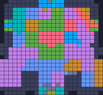Color Block Jam level 576: screenshot of the board