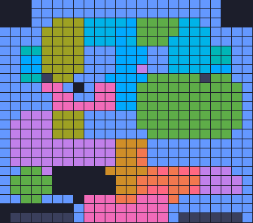 Color Block Jam level 1773: screenshot of the board