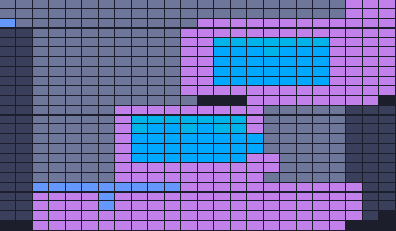 Color Block Jam level: screenshot of the board