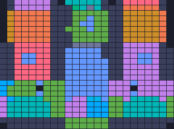 Color Block Jam level 985: screenshot of the board