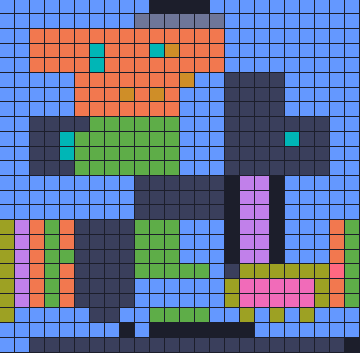 Color Block Jam level 1833: screenshot of the board