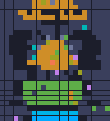 Color Block Jam level 1825: screenshot of the board