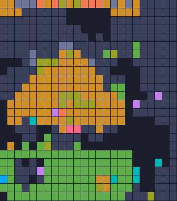Color Block Jam level 1770: screenshot of the board