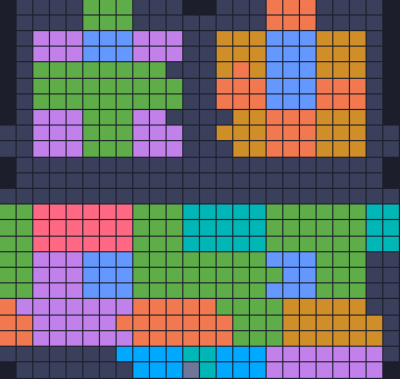 Color Block Jam level 935: screenshot of the board