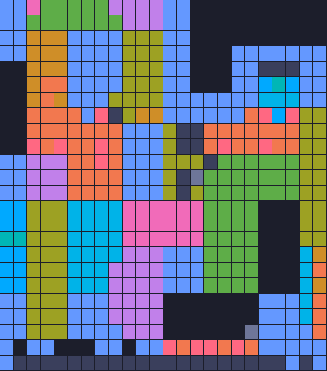 Color Block Jam level 1778: screenshot of the board