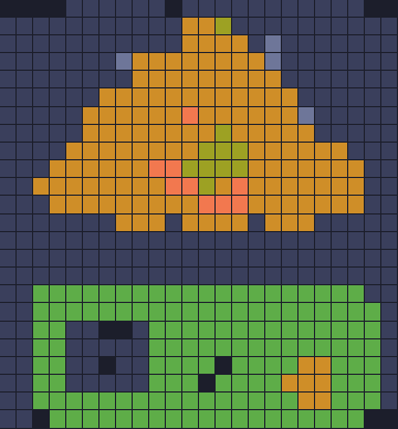 Color Block Jam level: screenshot of the board