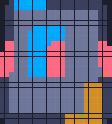 Color Block Jam level: screenshot of the board