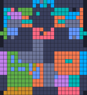 Color Block Jam level 1566: screenshot of the board