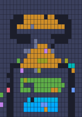 Color Block Jam level: screenshot of the board