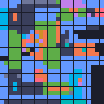 Color Block Jam level 1775: screenshot of the board