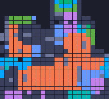 Color Block Jam level 1559 / 2470: screenshot of the board