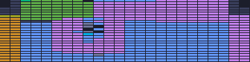 Color Block Jam level: screenshot of the board