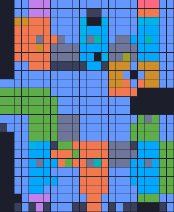 Color Block Jam level 1779: screenshot of the board