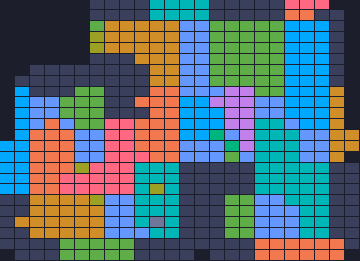 Color Block Jam level 575: screenshot of the board