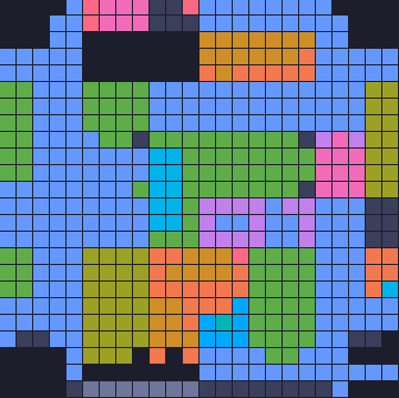 Color Block Jam level 1826: screenshot of the board