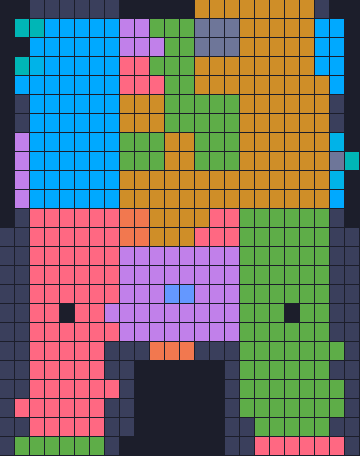 Color Block Jam level 1633: screenshot of the board
